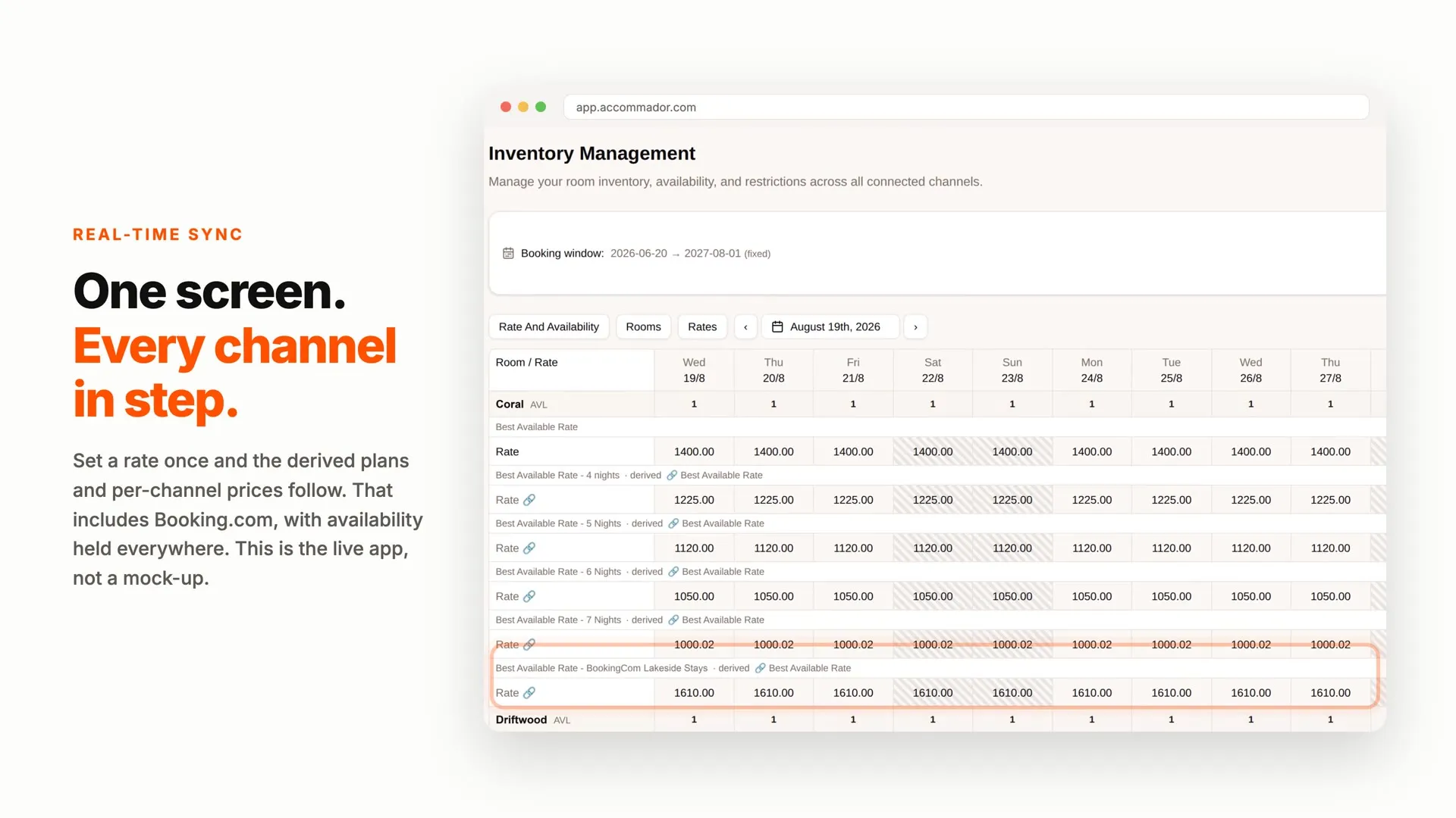Preview of the Accommador Channel manager explainer