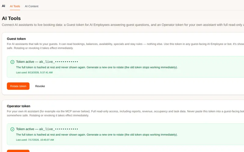 AI tools in Accommador