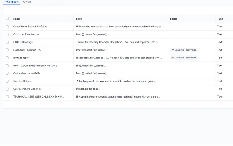 Built-in SMS marketing in Accommador