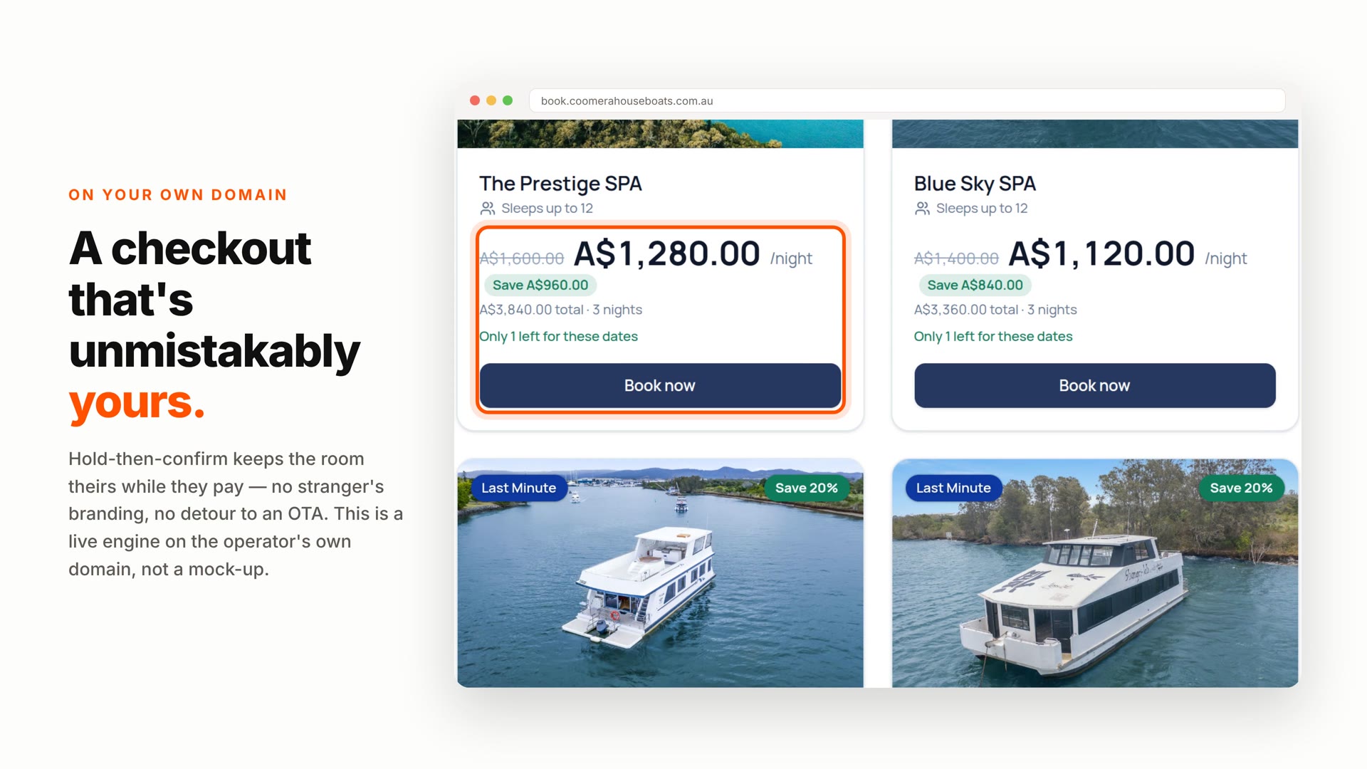 Preview of the Accommador branded booking engine explainer
