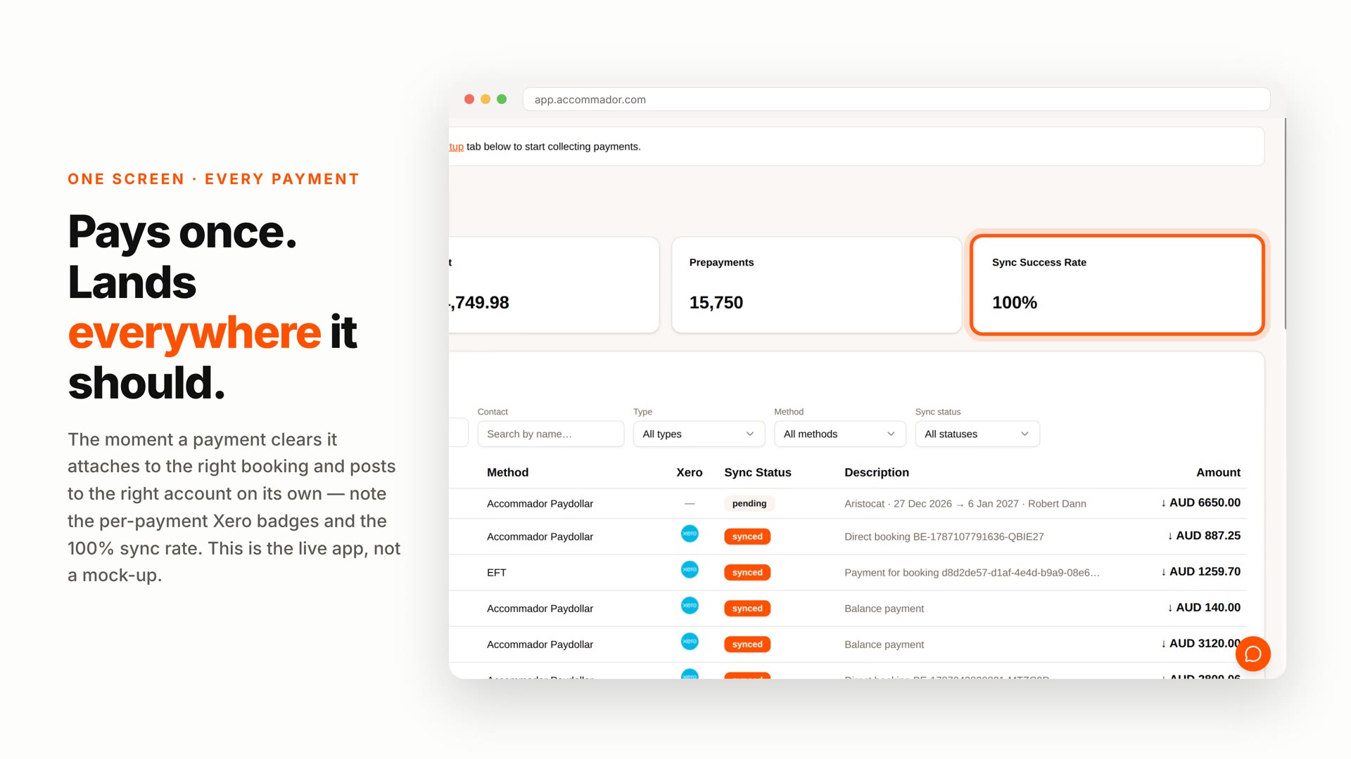 Preview of the Accommador payments explainer