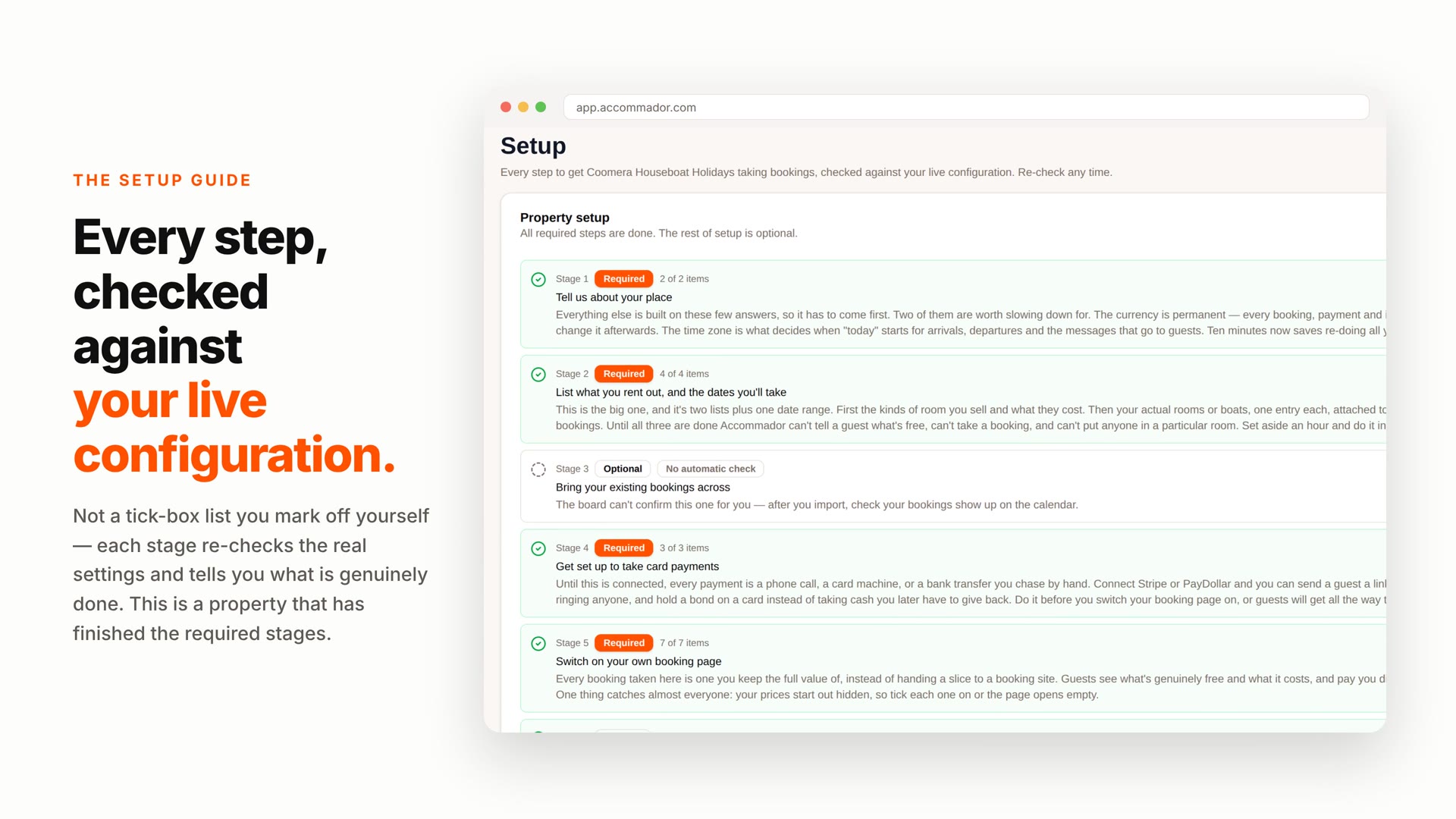 Preview of the Accommador onboarding & migration explainer