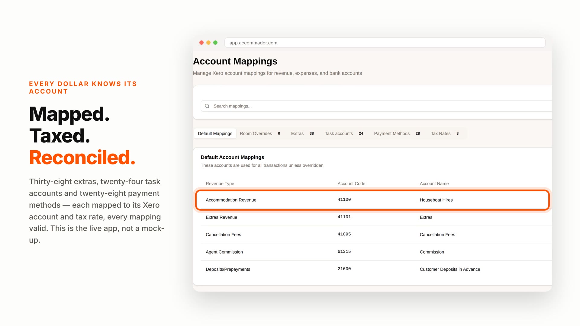 Preview of the Accommador xero bookkeeping explainer